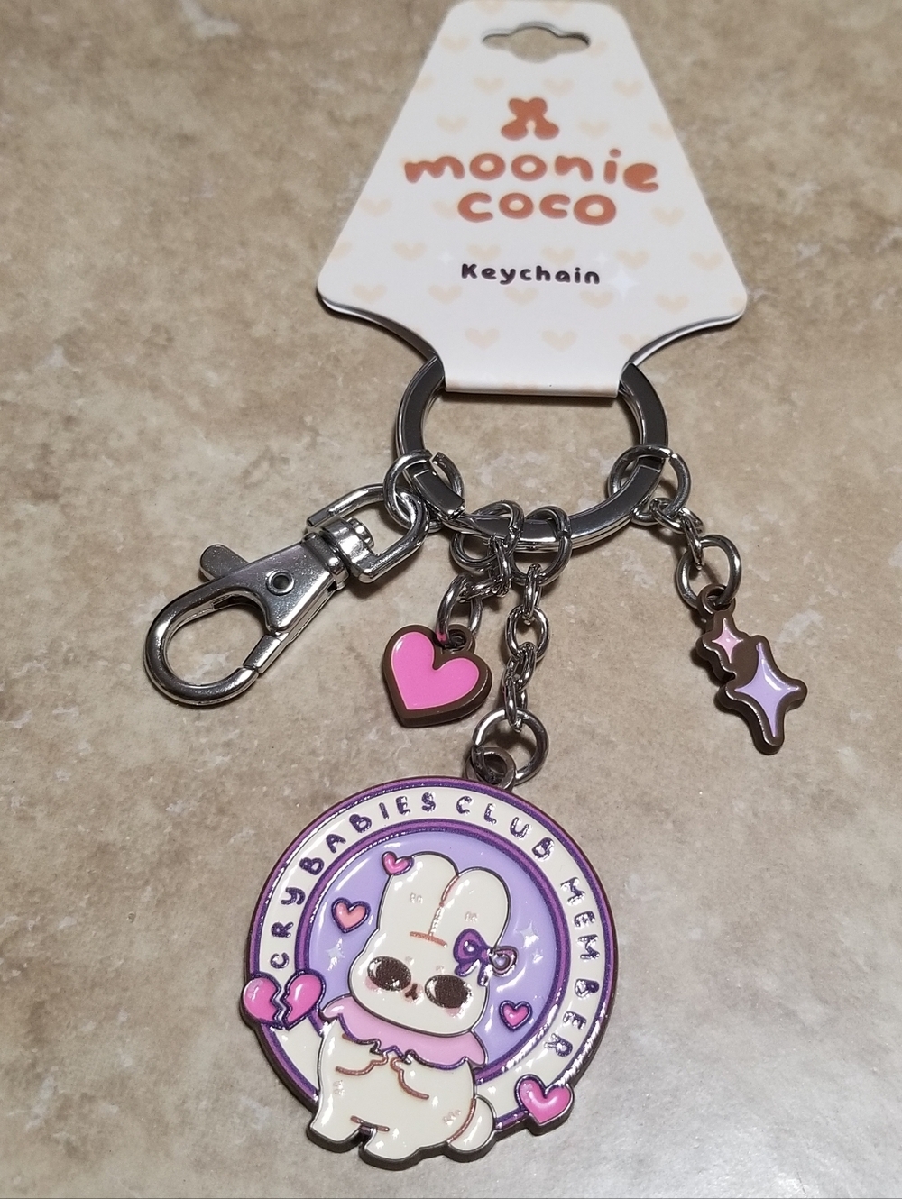 Moonie Coco Crybabies Club Member Keychain